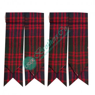 MacDonald Tartan Clan Kilt Hose Socks Flashes